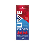 Live Colour Drops Semi-permanent Hair Dye, Fiery Red 3 Pack