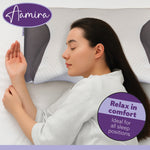 Luxury Orthopedic Memory Foam Cervical Neck Support Pillow 64x42x12.5cm, Side Sleeper Pillow For Back & Stomach Sleepers