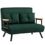 Click Clack 2 Seater Sofa Bed For Living Room, Guest Room | Green