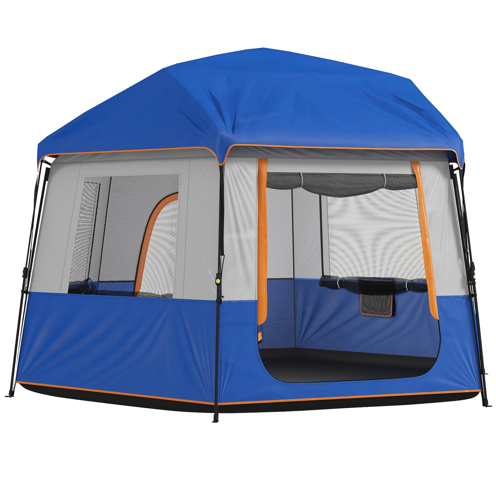 Camping Tent 3000mm Waterproof 4-6  Person | Blue