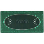 239.3 X 115.5 Cm Poker Mat 12 Player Water-resistant