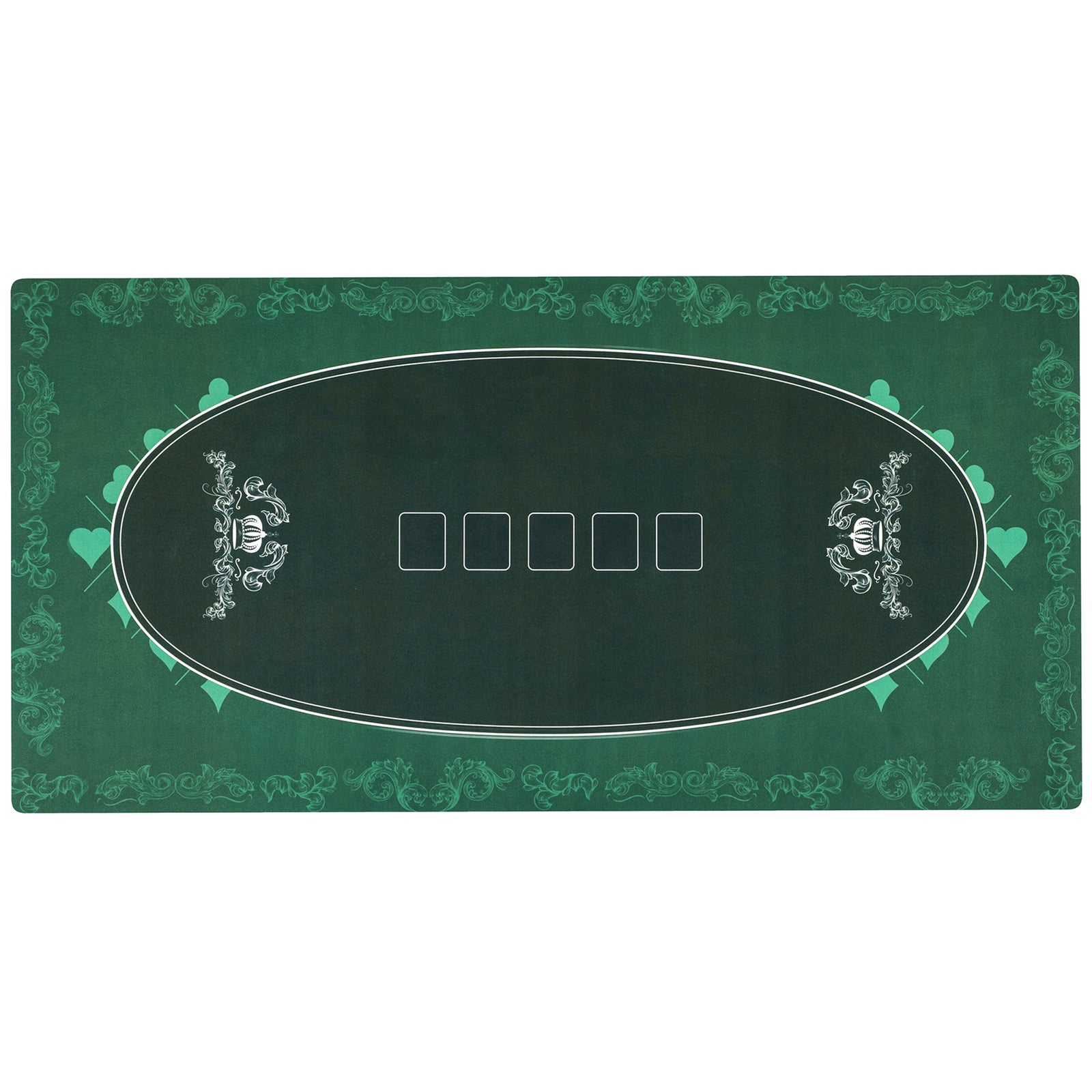 239.3 X 115.5 Cm Poker Mat 12 Player Water-resistant