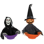 Animated Halloween Skeleton Candy Dish For Party Decoration