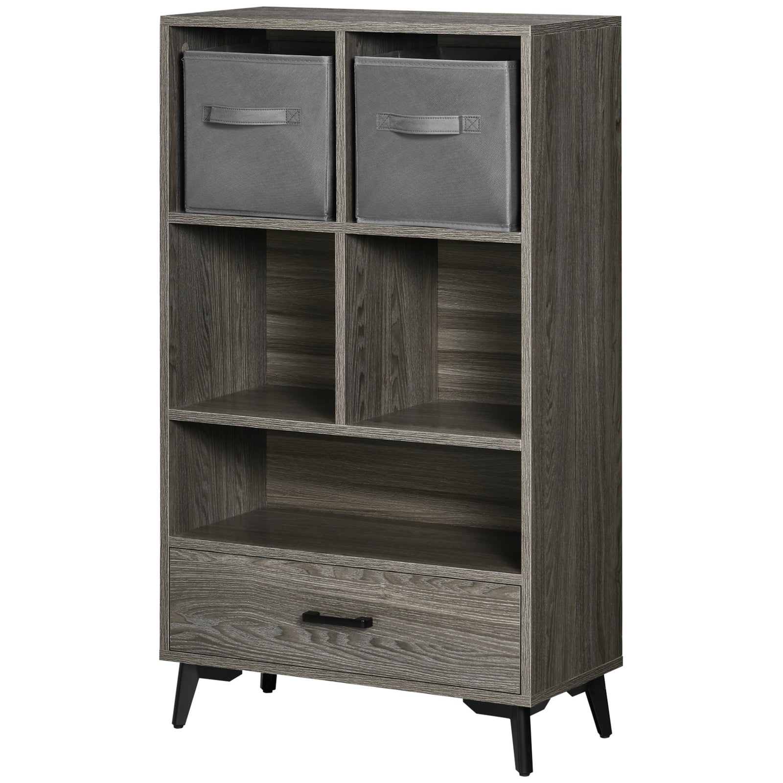 Freestanding Storage Cabinet Display Shelf Storage Drawers