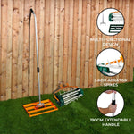 50cm Lawn Leveller & Aerator | Orange