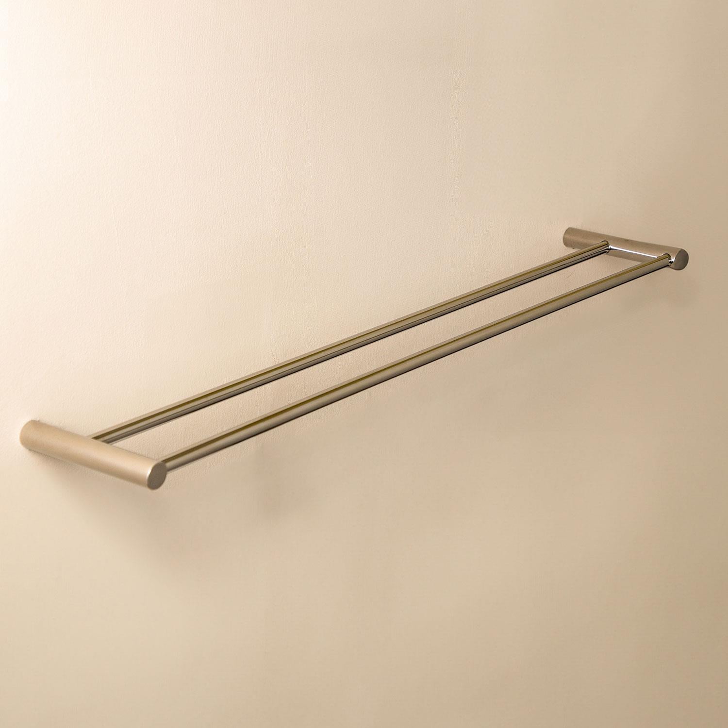Double Towel Rack Matt Stainless Steel Logic (60cm)