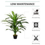 110cm Artificial Dracaena Plant Fake Tree Potted Home Office
