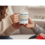 Dyzi Rated By A Coworker 4 Stars Coffee Quote Ceramic Mug