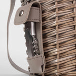 Single Bottle And 2 Cartridge Glass Carrier With Shoulder Strap