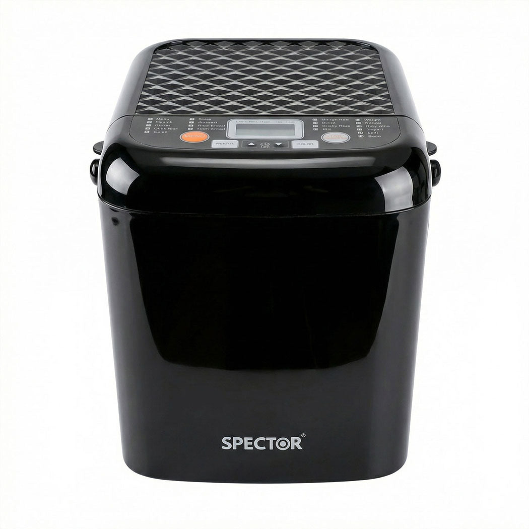 Spector 19 In 1 Bread Maker 1.2lb Bread Machine Low Noise 500w Timer Non Stick