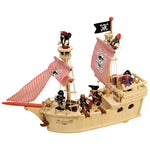 Wooden Paragon Pirate Ship Playset