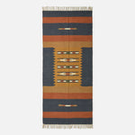 Lundi Kilim  Cotton & Jute Rug | 180cm x 90cm | Orange