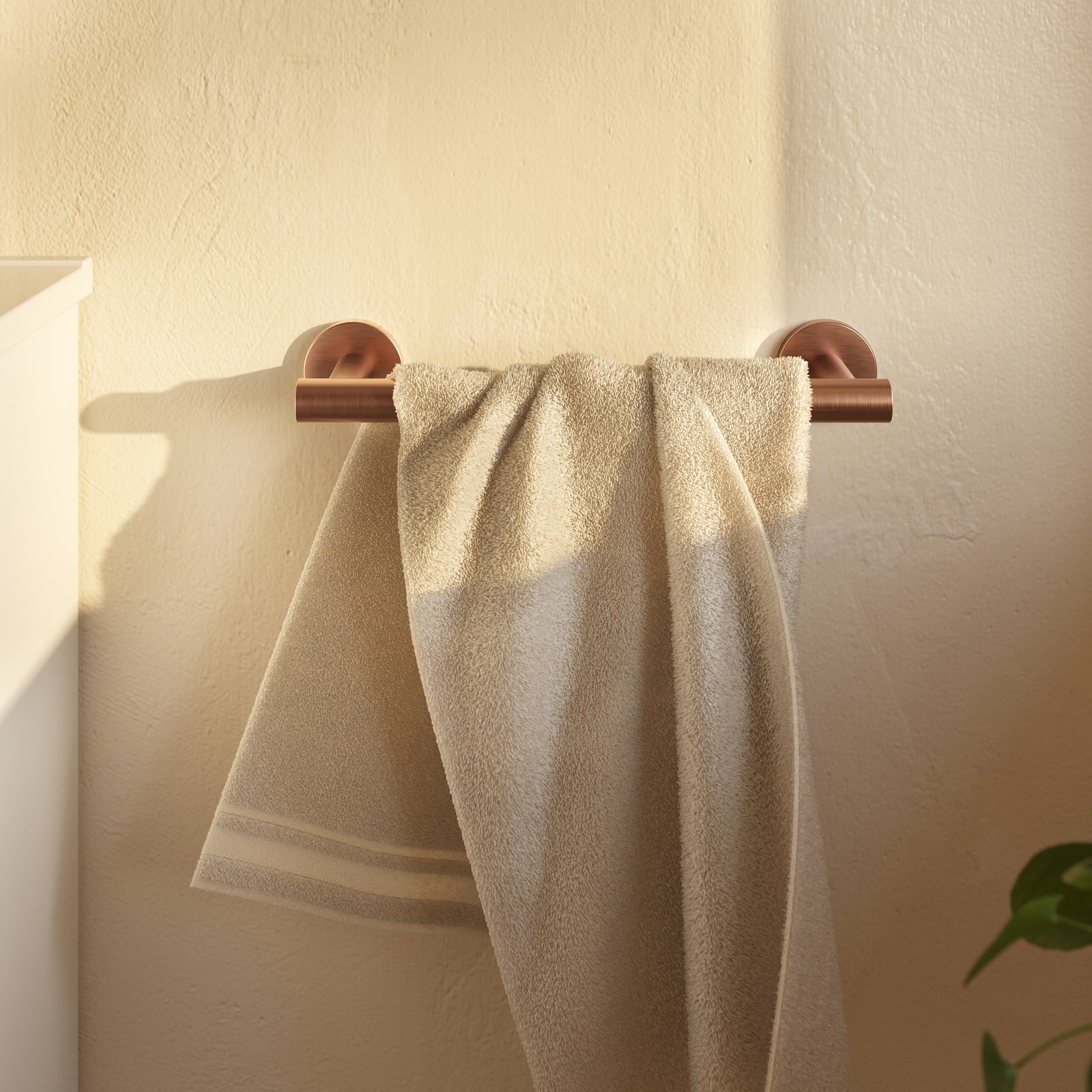 Towel Rail Brushed Copper Pvd Architect Sp (30cm)