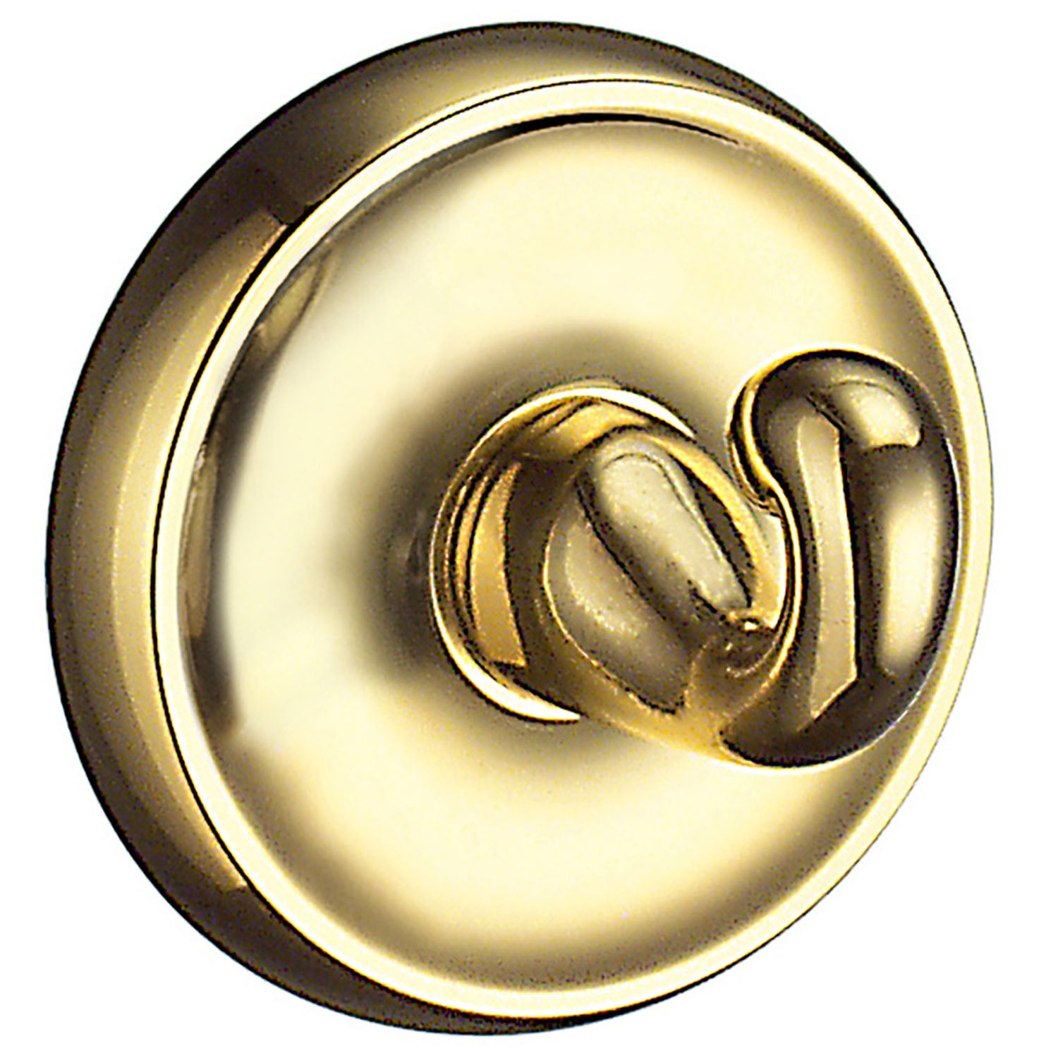 Towel Hooks Wall Mounted Storage Non-rust Brass Core | Single | Polished Brass