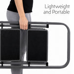 3 Step Ladder, Heavy-duty Steel Folding Home Diy Step Stool With Wide Non-slip Steps & Anti Slip Feet 150kg Capacity | 3 Step | Grey