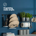 Saucepan Lid Rack - Black