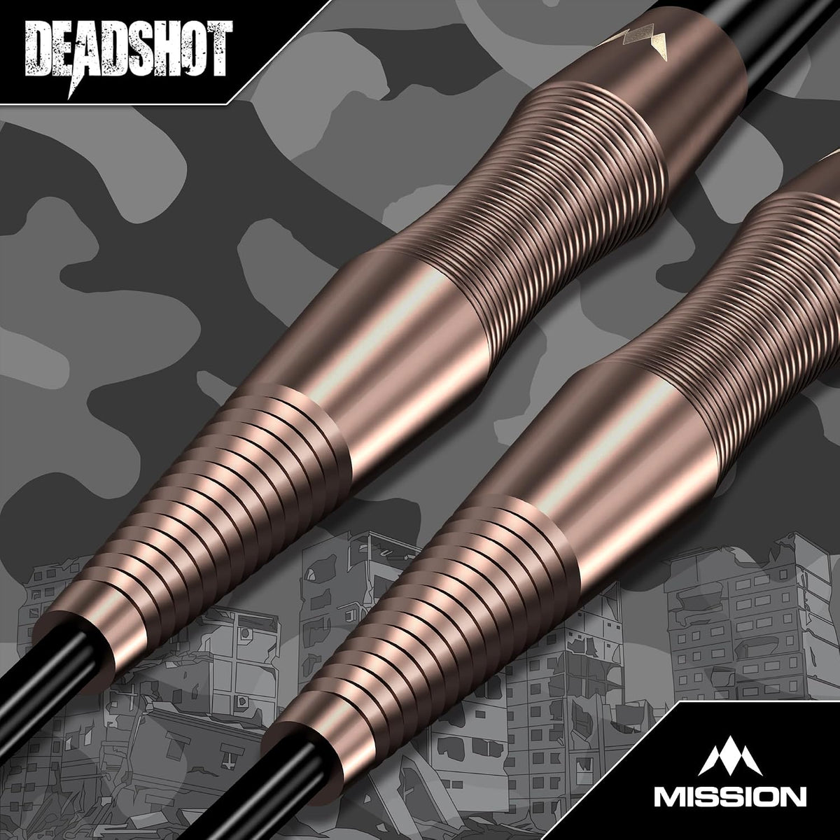 Dead Shot Darts - Steel Tip - 95% Tungsten | 21g | Bronze