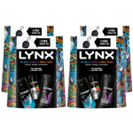 Shower Level Up Ice Chill, Excite,jungle Fresh Gift Set W/ Shower Tool, 4pk