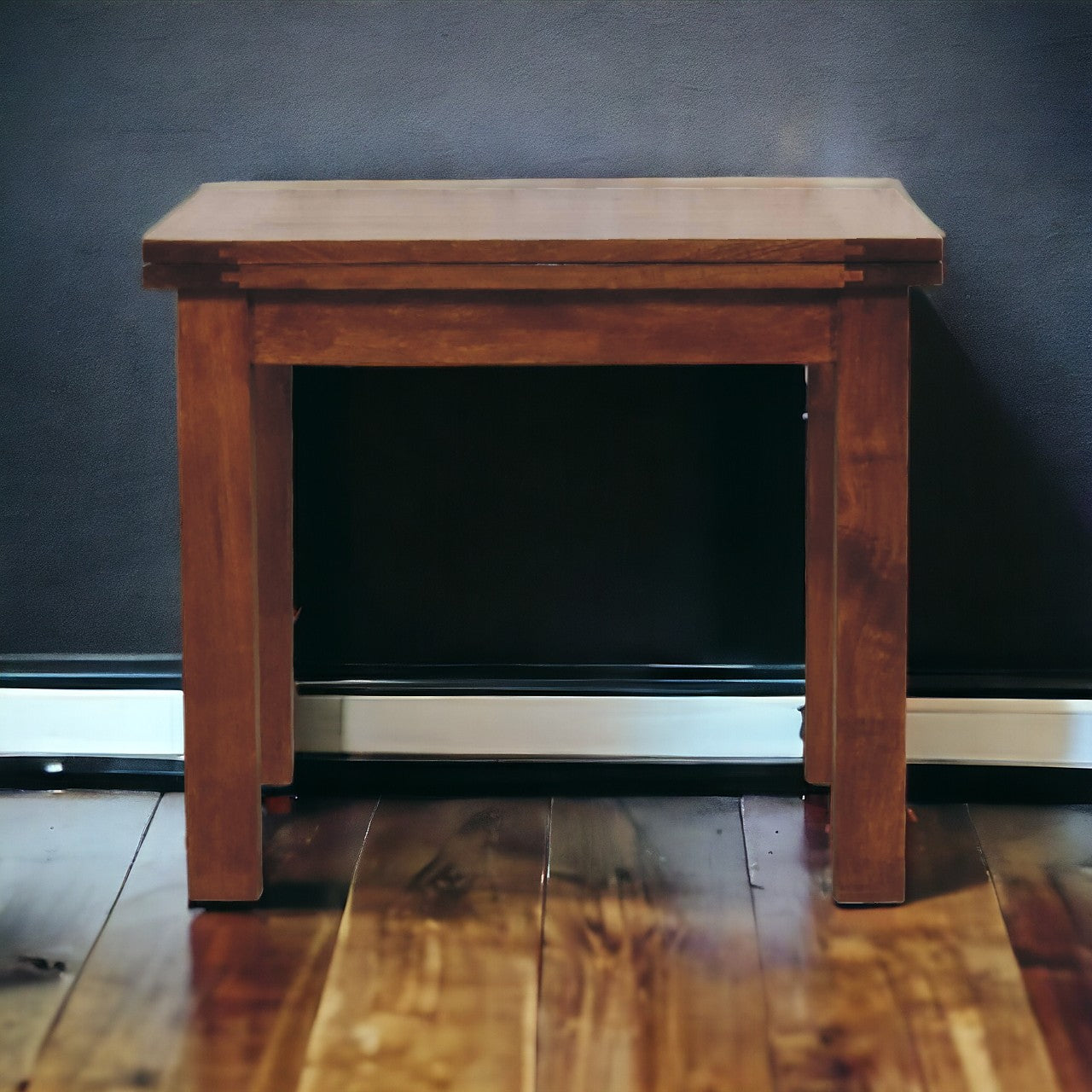 Solid Mango Wood Chestnut Butterfly Dining Table