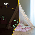 Unicorn Glow In The Dark Blanket - Pink