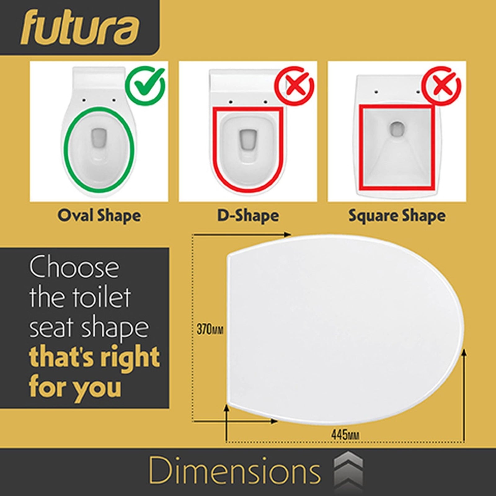 Futura Family Toilet Seat Soft Close White Oval, Bulit In Child Seat, Kids & Toddler Friendly, Quick Release, Top & Bottom Fixings