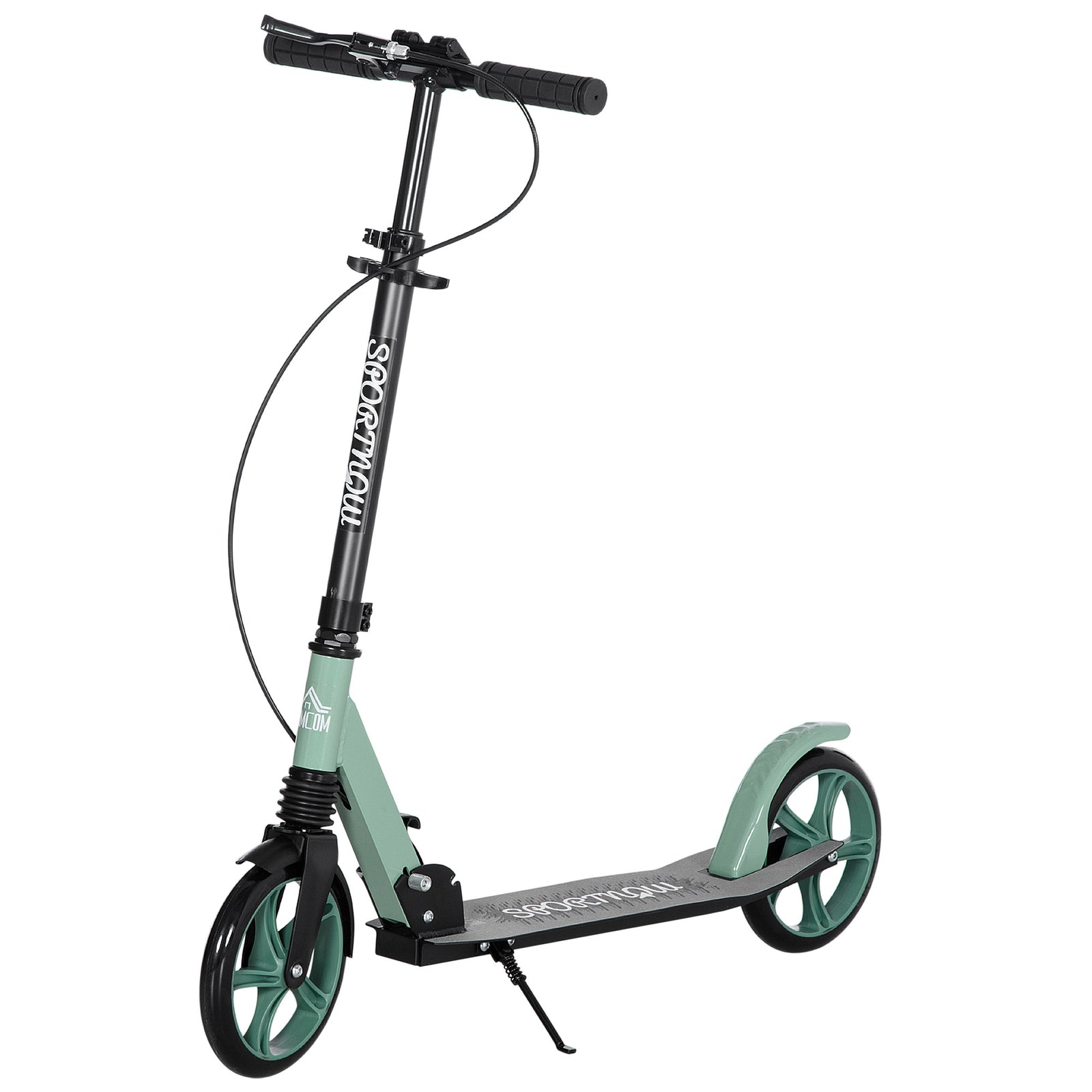 Folding Kick Scooter For 14+ W/ Adjustable Height Dual Brake