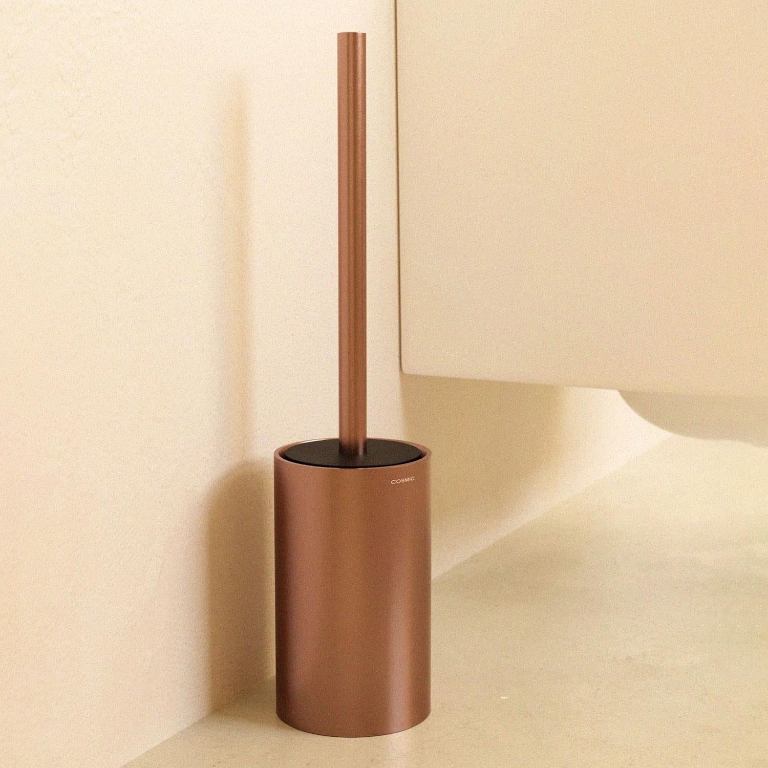 Toilet Brush, Free-standing, Brushed Gold Pvd, Architect S+ Collection
