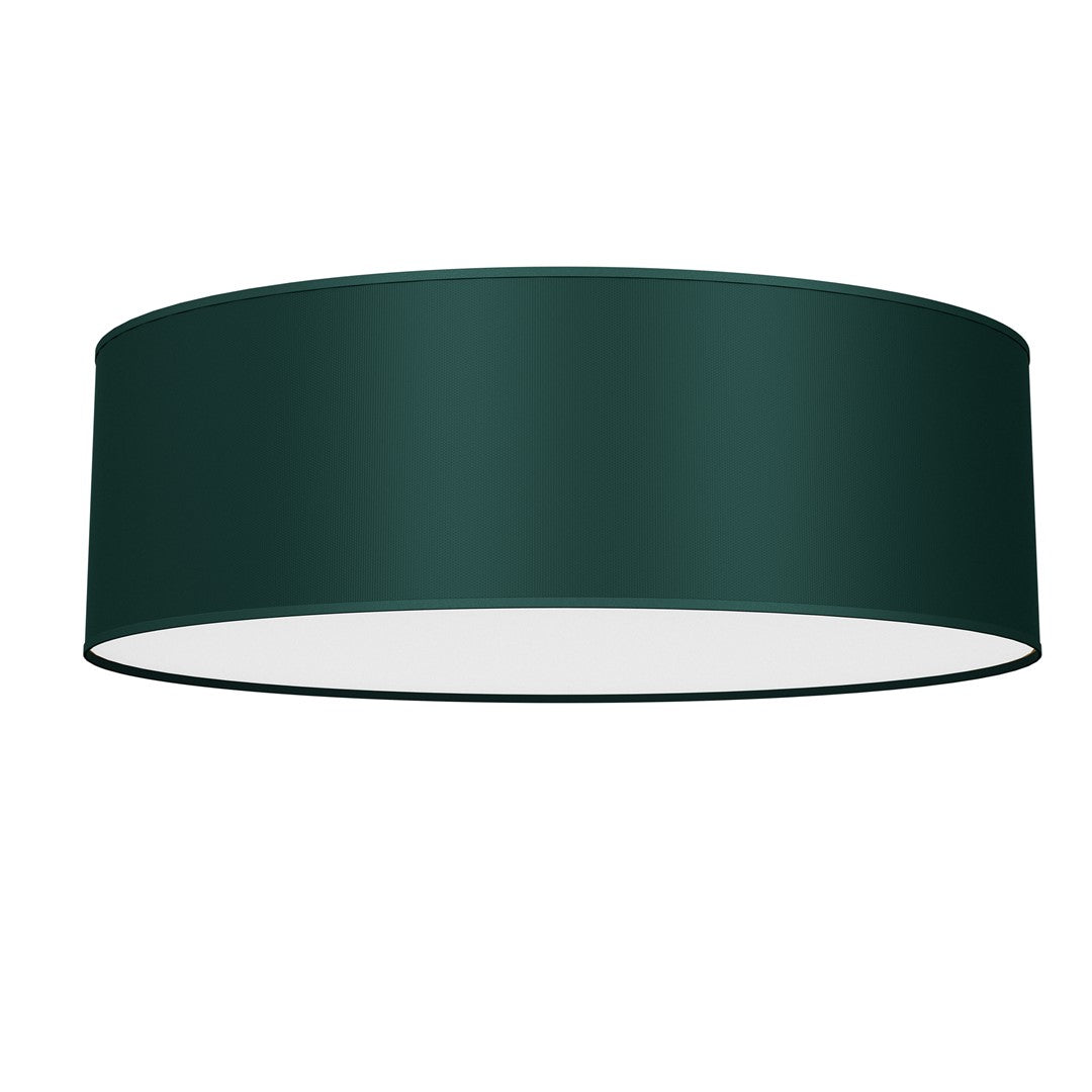 Verde Hand Made Scandi Style Ceiling Lamp In A Rich Green Finish Holds 3xe27 Led Bulbs
