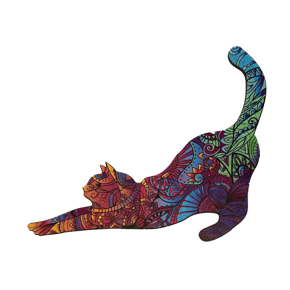 Fox And Cat Jigsaw Puzzles - 160 Pieces Each - Wooden