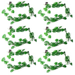 6 X 180cm Artificial Hanging Trailing Monstera Plant