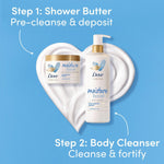 Body Love Moisture Duo, Hyaluronic Cleanser & Moringa Shower Butter