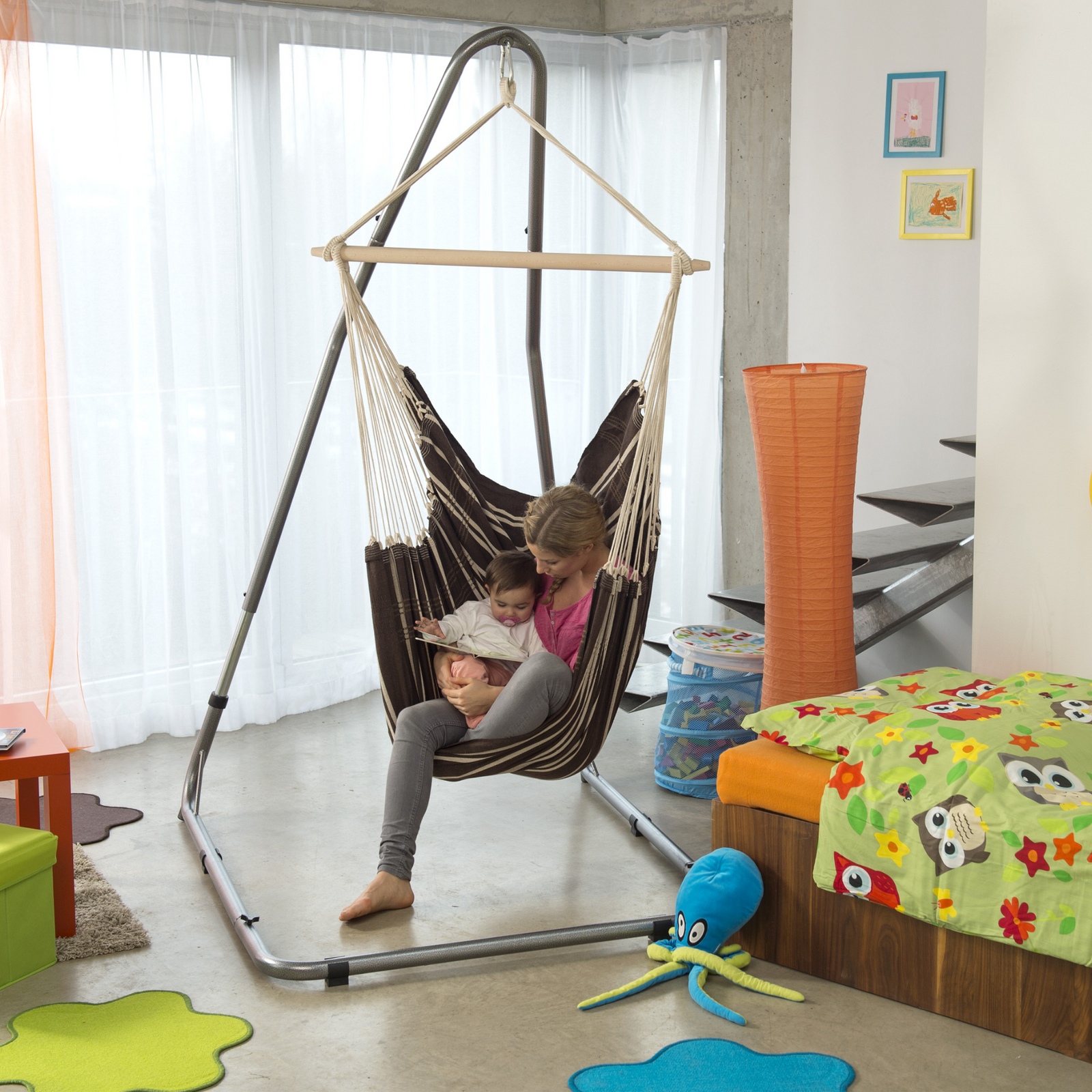 Luna Rockstone Hanging Chair Hammock Stand