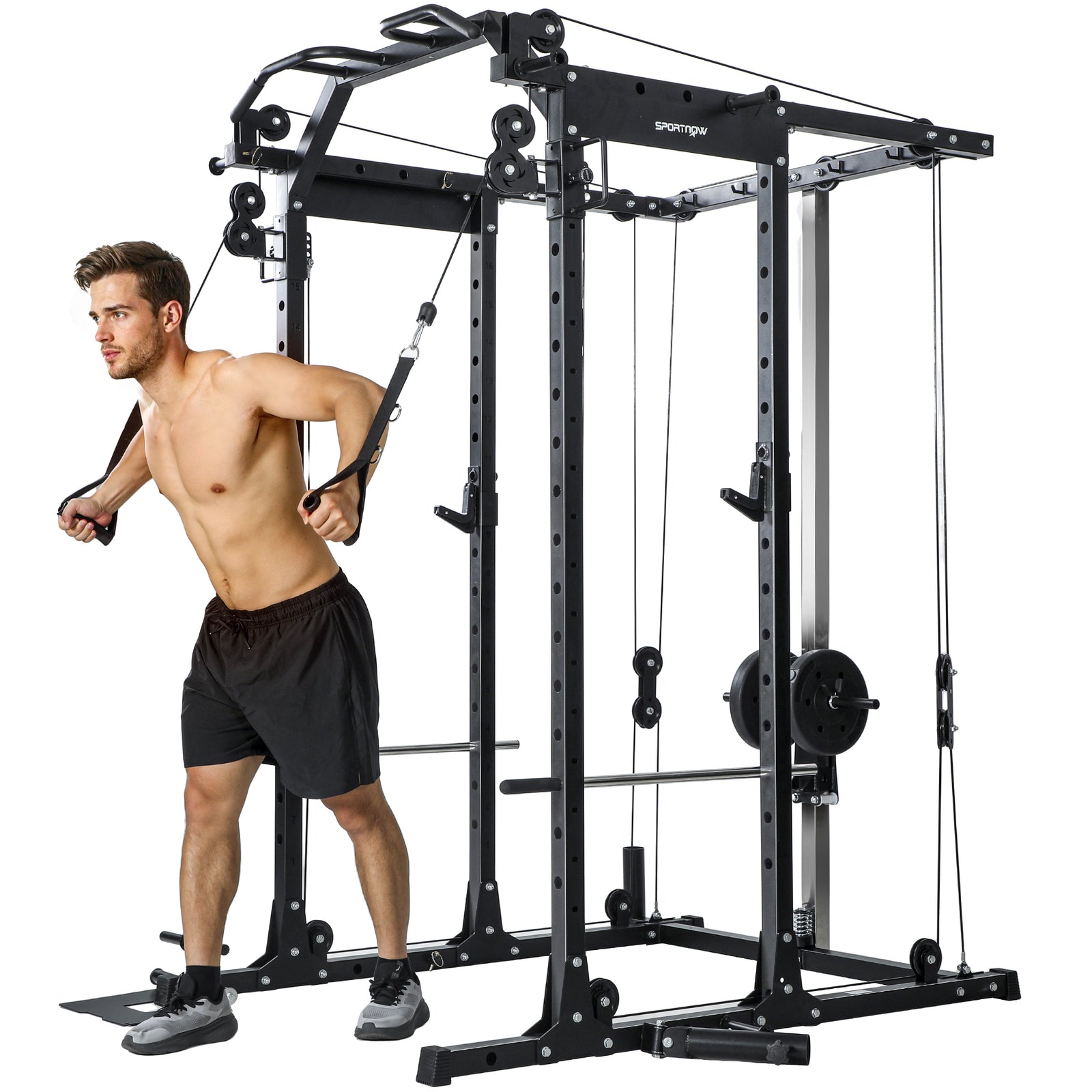 Cable Crossover Machine, 300kg Multi Gym System