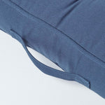 Cotton Armchair Booster Cushion | 50cm x 50cm | Navy Blue