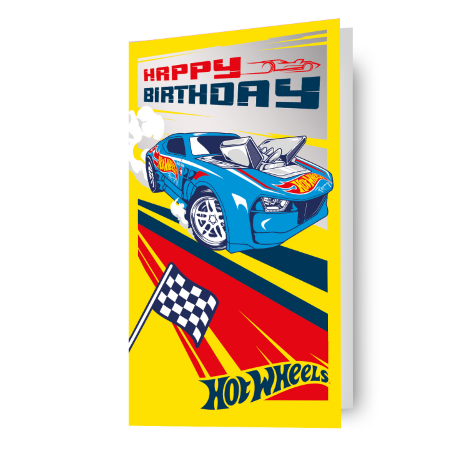 Blue Car Birthday Card Official Product