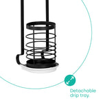 Hanging Utensil Holder - Black