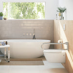 Chromed Stainless Steel Foldable Grab Bar Bathroom Hand Rail | Polished Stainless Steel