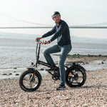 Vester 2025 Folding Bike - Fat Tyre E-bike | One Size | Black