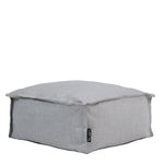 Dolce Indoor Outdoor Pouffe Footstool Bean Bags, Grey