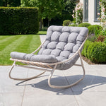 Softrock Outdoor Rocking Chair | One Size | Light Grey