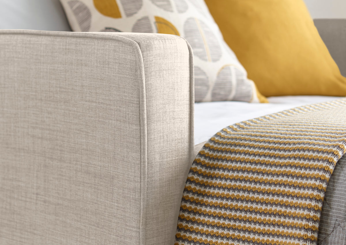 Troy 2 Seater Adjustable Sofa Bed | 2 Person | Beige