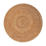 Regency Round Woven Coffee Table, Beige | 4 | Brown