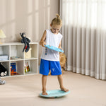 Zonekiz 2 In 1 Balance Board, Kids Wobble Board With Ball - Blue | Blue
