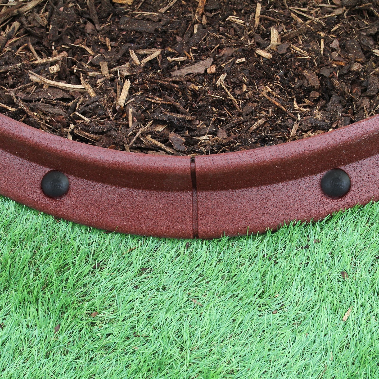 Flexible Lawn Edging 1.2m X 46 | Terracotta