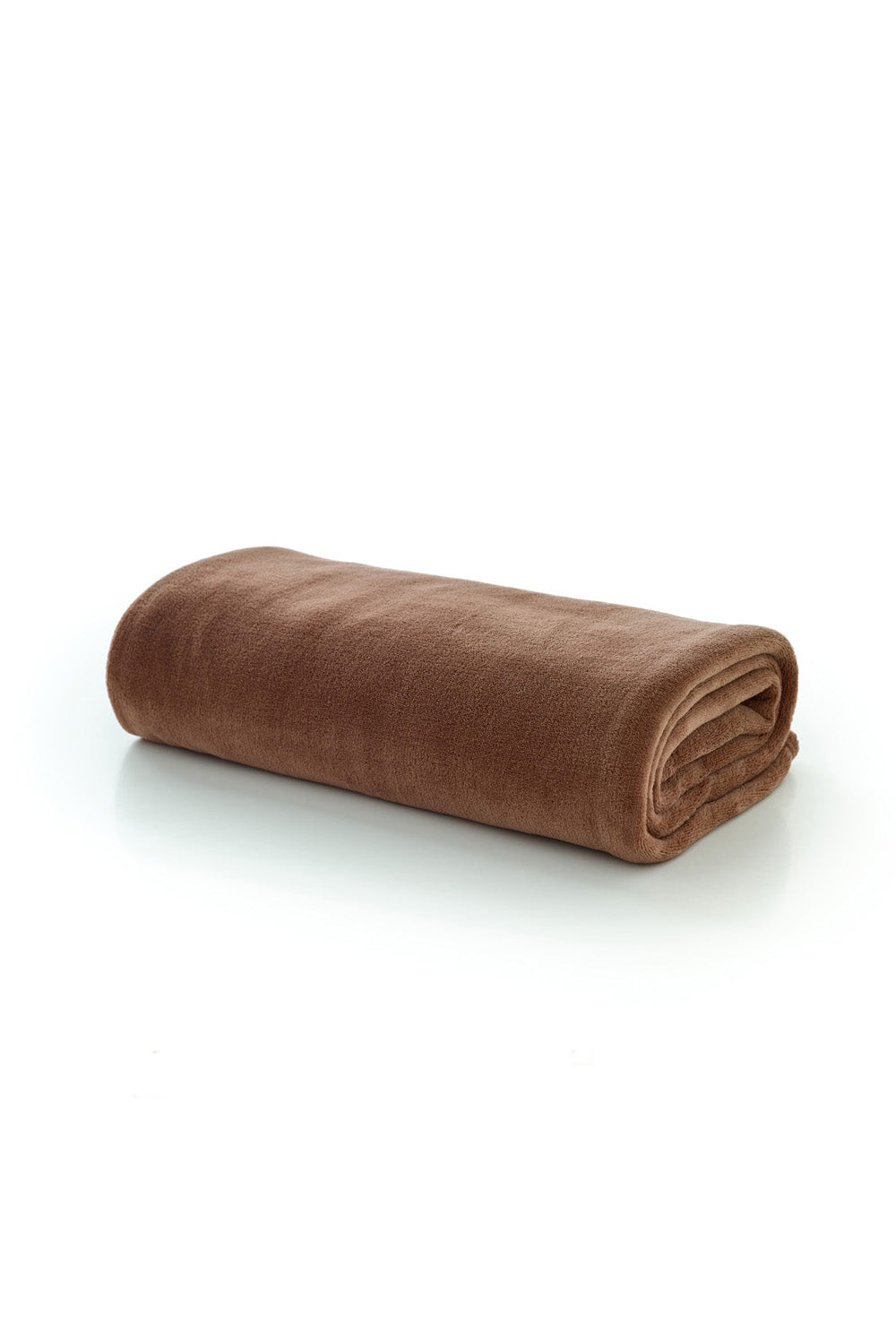 Snuggle Touch Solid Colour Fleece Throw – 140x180cm – Super Soft Plain Blanket | 140cm x 180cm | Umber