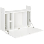 Wall Mounted Drop Leaf Desk With Storage