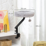 Cat Bed For Desk, 360° Rotatable Adjustable Cat Nest Hammock