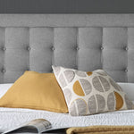 Brandon Fabric Ottoman Bed | Double | Grey