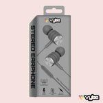 Bass Enhancement One-touch Remote, Stereo Earphones | Gray
