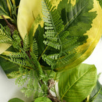 180cm Artificial Garland Trailing Hanging Golden Ficus Plant